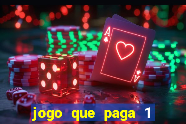 jogo que paga 1 real no pix